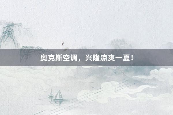 奥克斯空调，兴隆凉爽一夏！